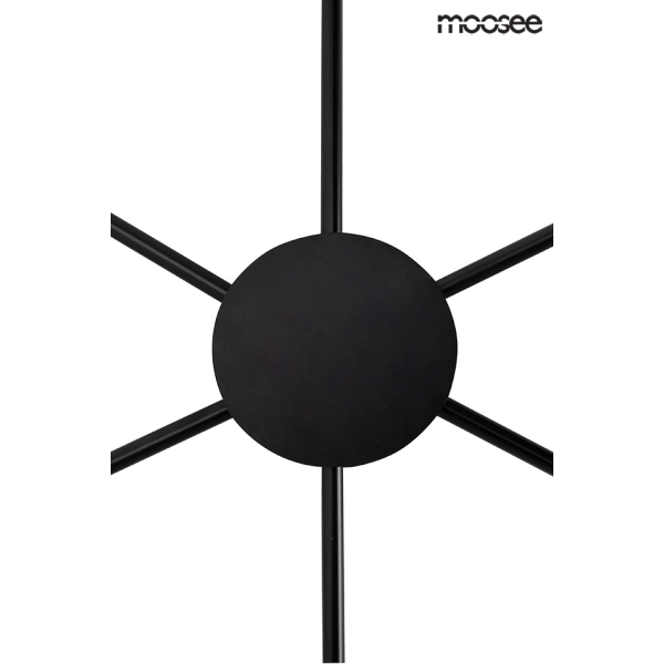 MOOSEE lampa ścienna SHADOW 6 CLOSE czarna