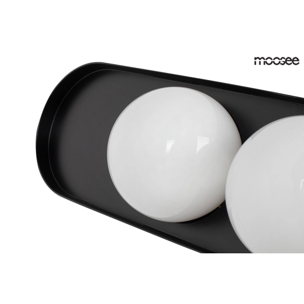 MOOSEE lampa ścienna DROPS 2 czarna