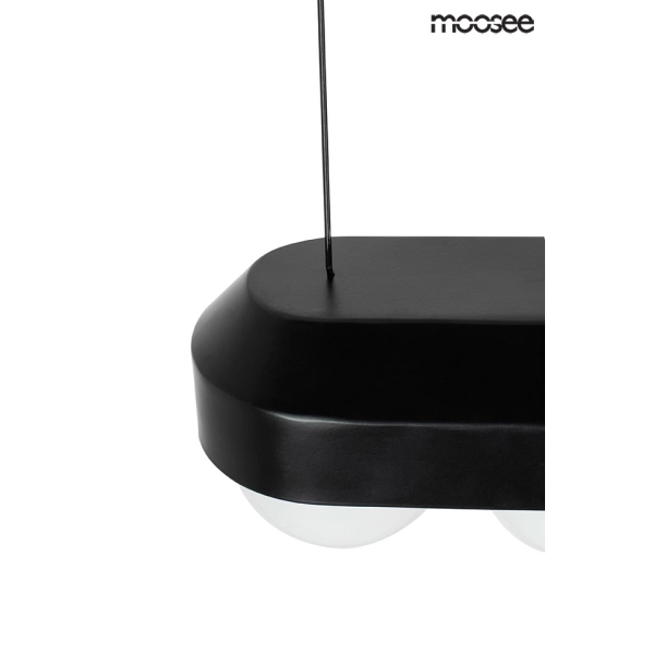 MOOSEE lampa wisząca DROPS 3 czarna