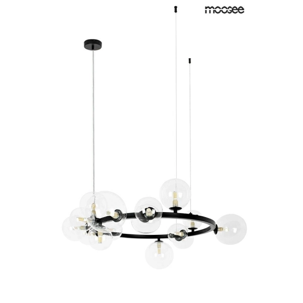 MOOSEE lampa wisząca ALURE 85 czarna