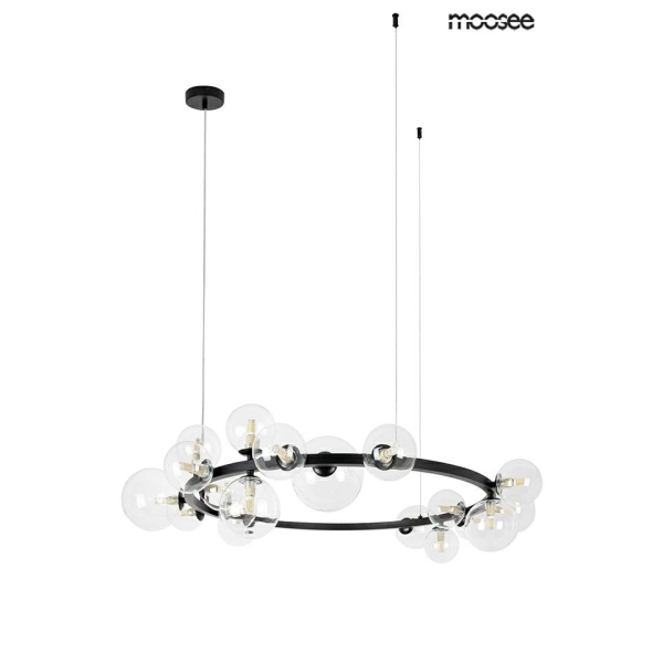 MOOSEE lampa wisząca ALURE 120 czarna