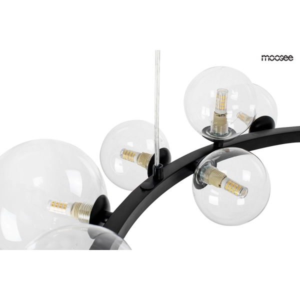 MOOSEE lampa wisząca ALURE 120 czarna