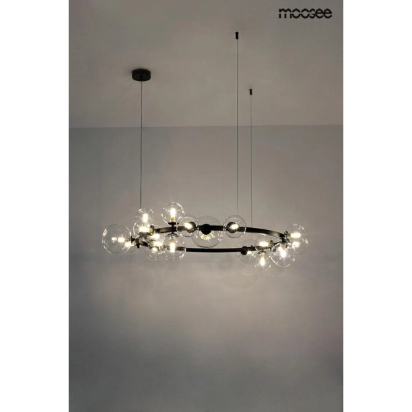 MOOSEE lampa wisząca ALURE 120 czarna