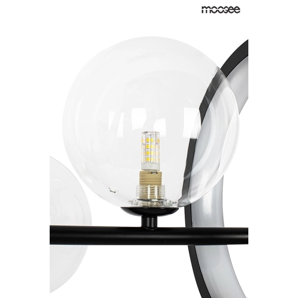 MOOSEE lampa wisząca ALURE LINE 120 czarna