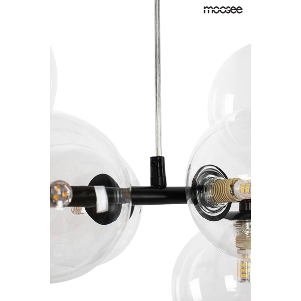 MOOSEE lampa wisząca ALURE LINE 120 czarna