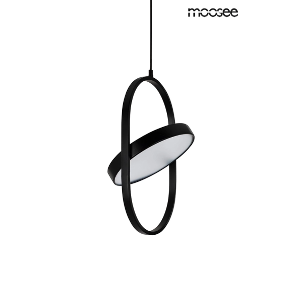 MOOSEE lampa wisząca SPINNER 19 czarna