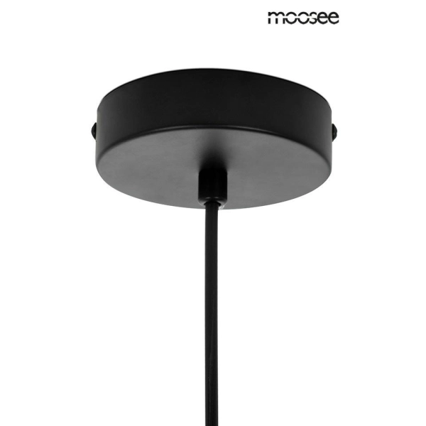 MOOSEE lampa wisząca SPINNER 19 czarna