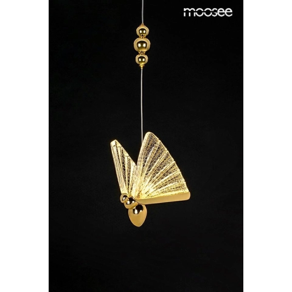 MOOSEE lampa wisząca BUTTERFLY S złota