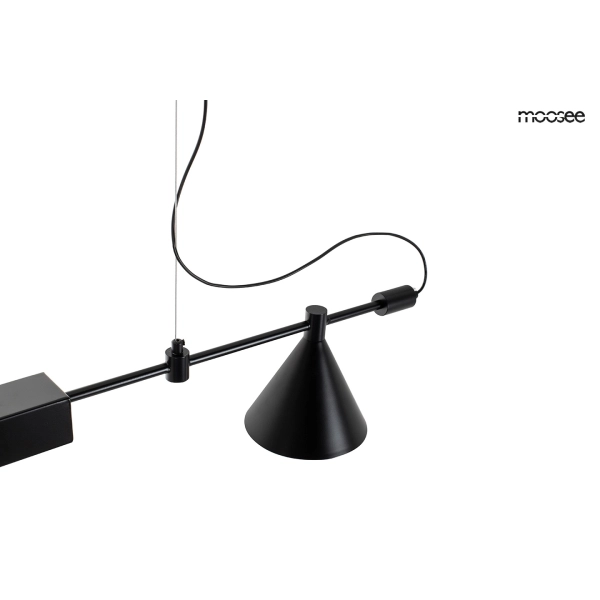 MOOSEE lampa wisząca TECHNICS czarna