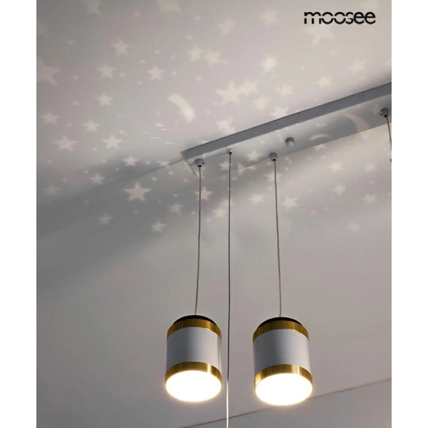 MOOSEE lampa wisząca STARS biała