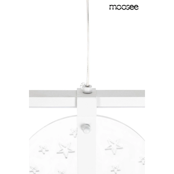 MOOSEE lampa wisząca STARS biała