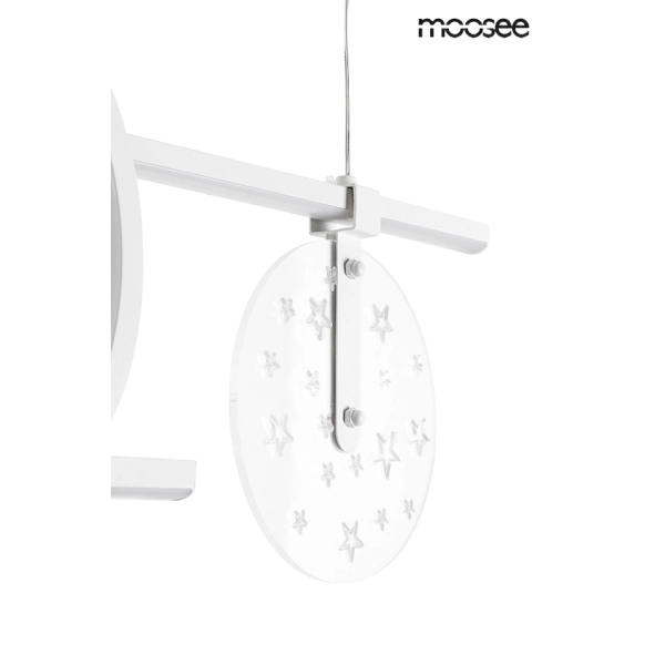 MOOSEE lampa wisząca STARS biała