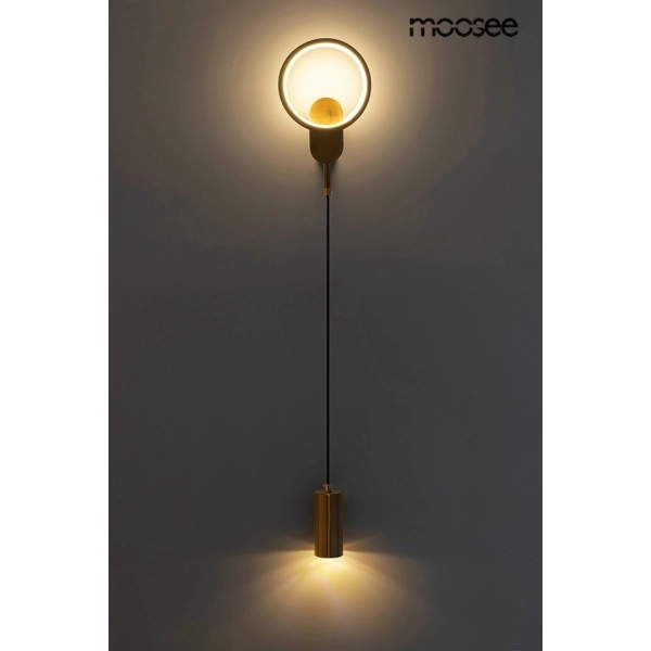 MOOSEE lampa ścienna COMO złota