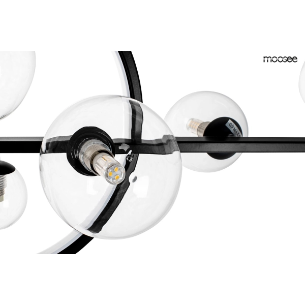 MOOSEE lampa wisząca ALURE LINE TWIN 120 czarna