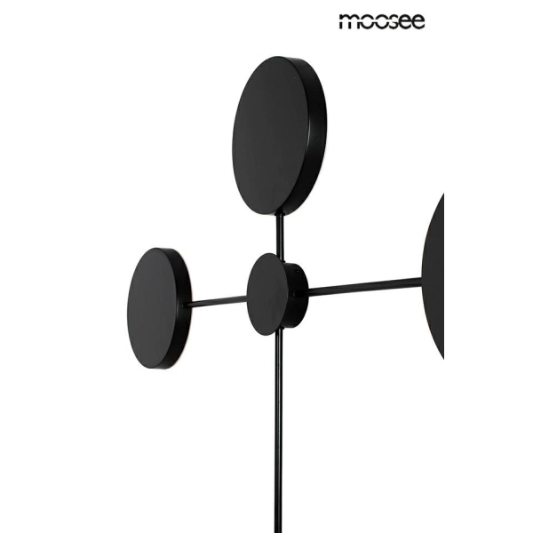 MOOSEE lampa ścienna SHADOW 4 czarna