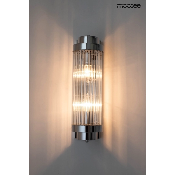 MOOSEE lampa ścienna COLUMN 40 srebrna