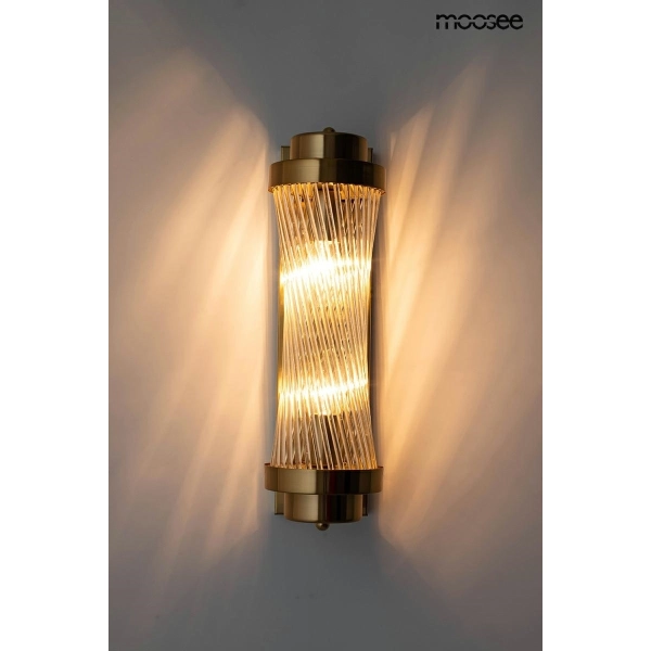 MOOSEE lampa ścienna COLUMN 40 złota