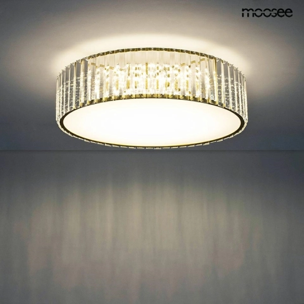 MOOSEE lampa sufitowa / plafon CROWN 50 złota