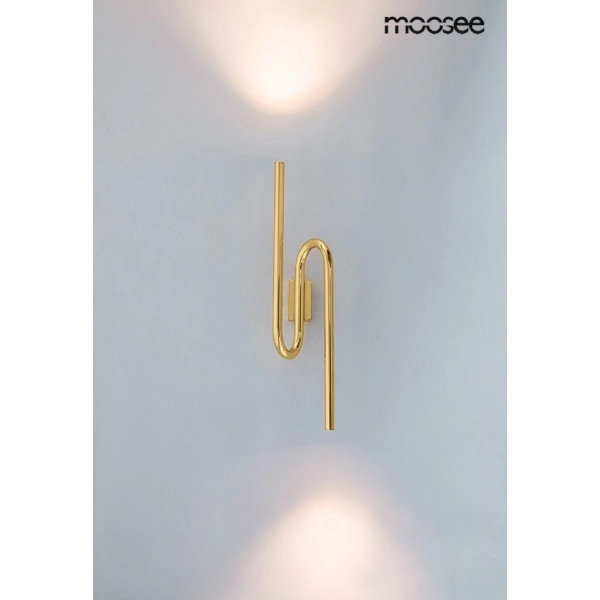 MOOSEE lampa ścienna MACAROON złota