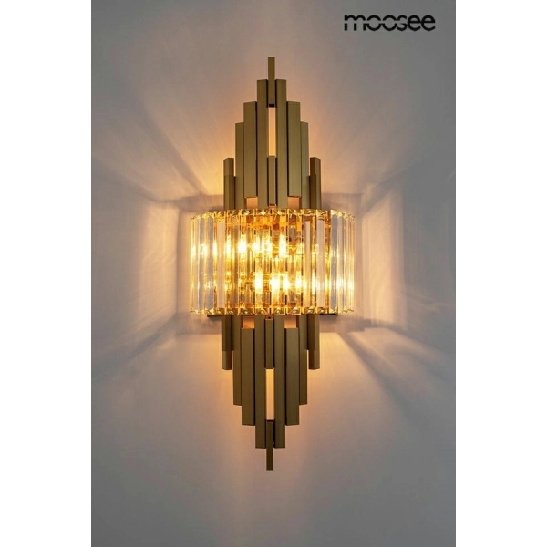 MOOSEE lampa ścienna TOWERS złota