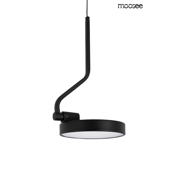 MOOSEE lampa ścienna FLAT czarna