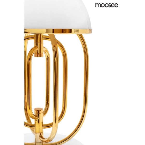 MOOSEE lampa stołowa BOTTEGA złota / biała