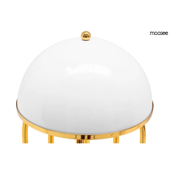 MOOSEE lampa stołowa BOTTEGA złota / biała