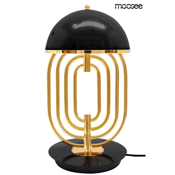 MOOSEE lampa stołowa BOTTEGA złota / czarna