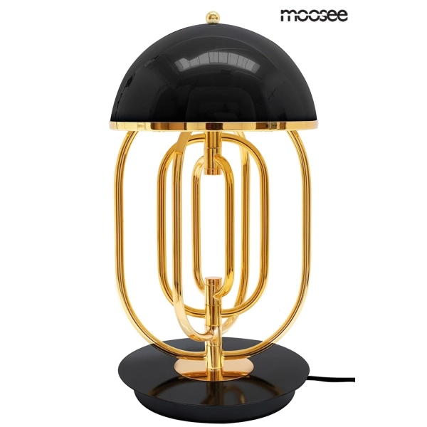 MOOSEE lampa stołowa BOTTEGA złota / czarna