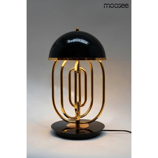 MOOSEE lampa stołowa BOTTEGA złota / czarna