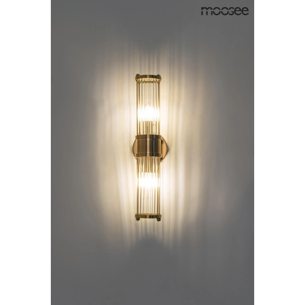 MOOSEE lampa ścienna PILAR TWIN złota