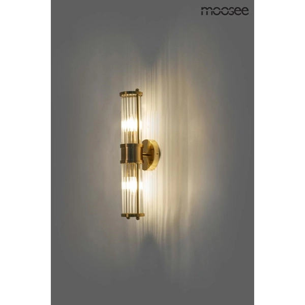 MOOSEE lampa ścienna PILAR TWIN złota