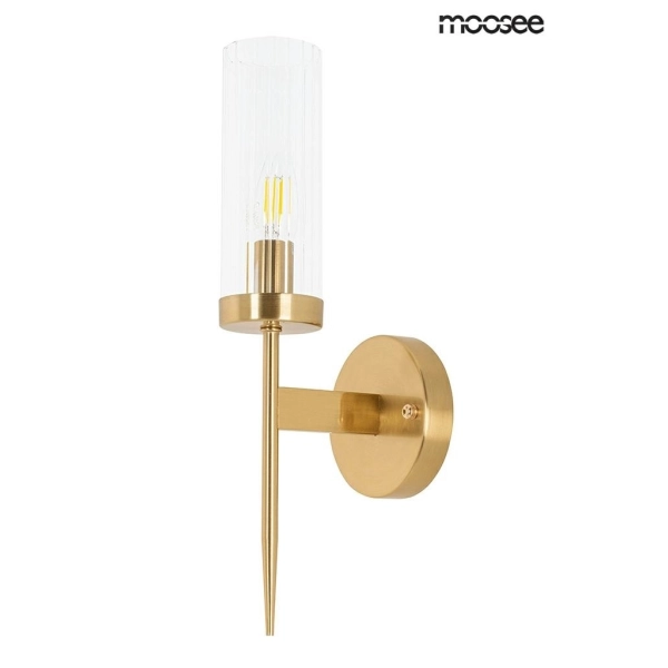 MOOSEE lampa ścienna TORCH złota