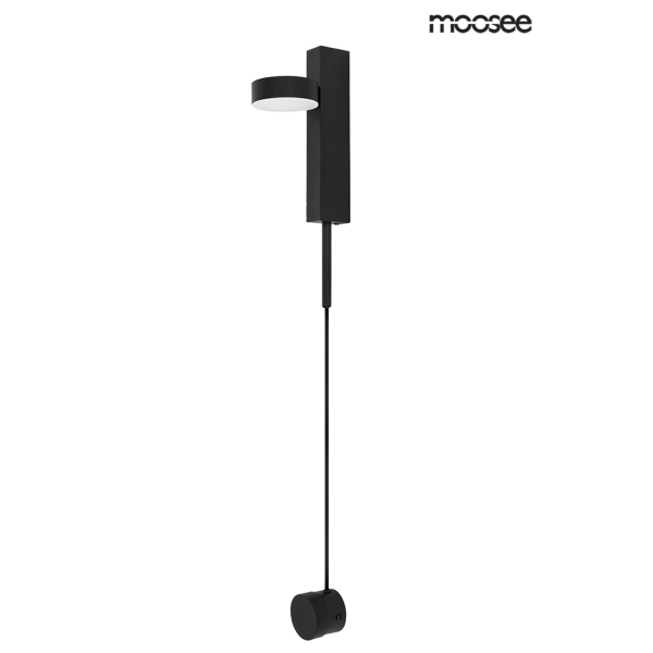 MOOSEE lampa ścienna CLARID BLACK czarna