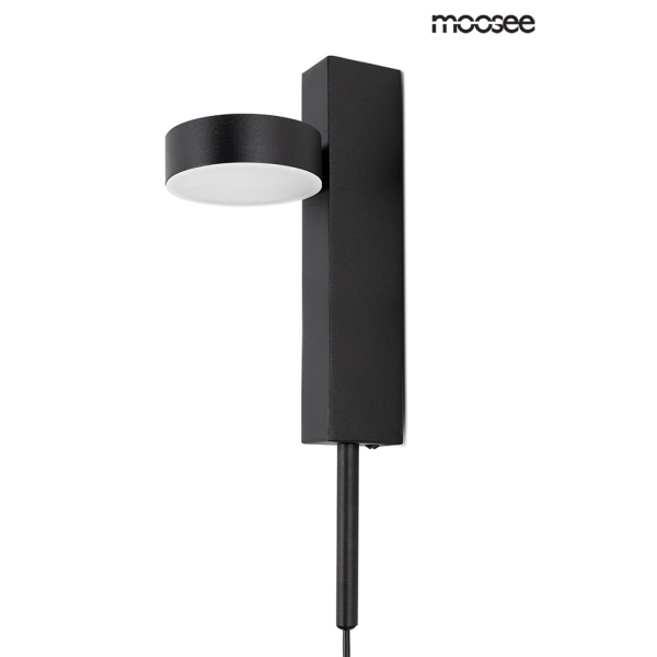 MOOSEE lampa ścienna CLARID BLACK czarna