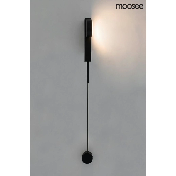 MOOSEE lampa ścienna CLARID BLACK czarna