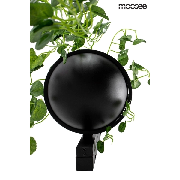 MOOSEE lampa ścienna PLANT WALL czarna