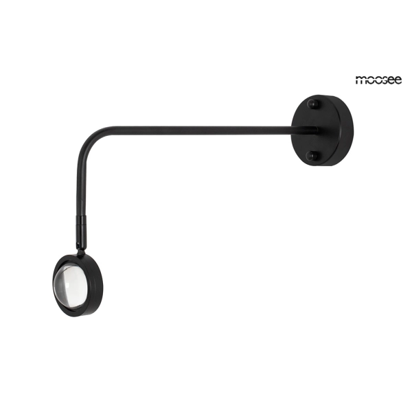 MOOSEE lampa ścienna AXEL czarna