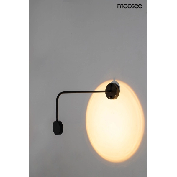 MOOSEE lampa ścienna AXEL czarna