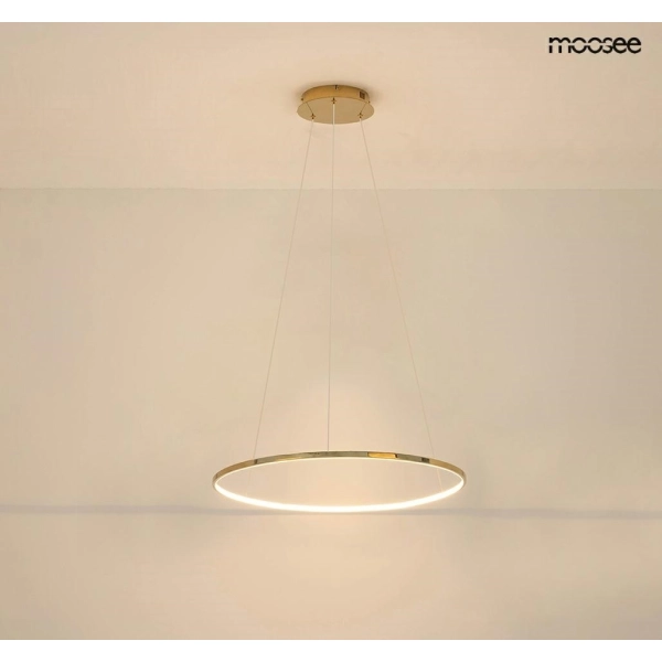 MOOSEE lampa wisząca RING SLIM 40 złota