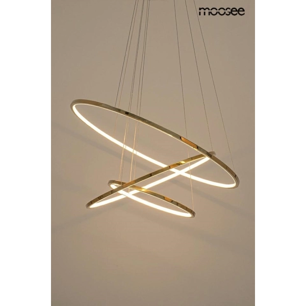 MOOSEE lampa wisząca RING SLIM S złota