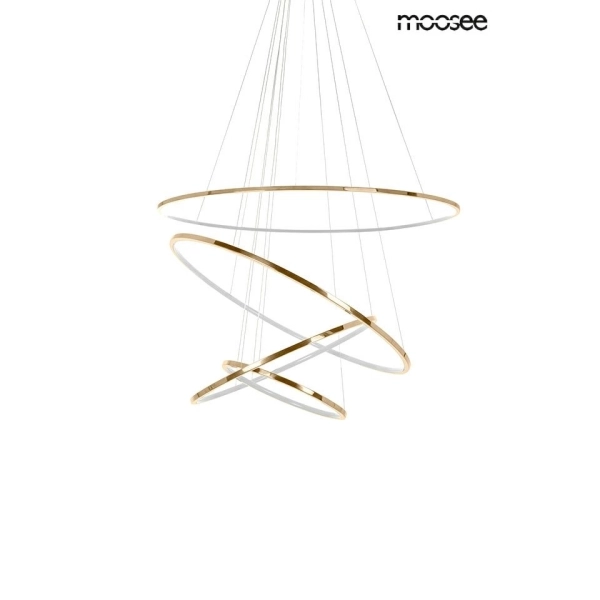 MOOSEE lampa wisząca RING SLIM M złota