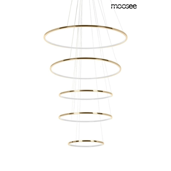 MOOSEE lampa wisząca RING SLIM L złota