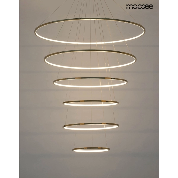 MOOSEE lampa wisząca RING SLIM XL złota