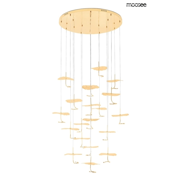 MOOSEE lampa wisząca LEAFS DISC złota