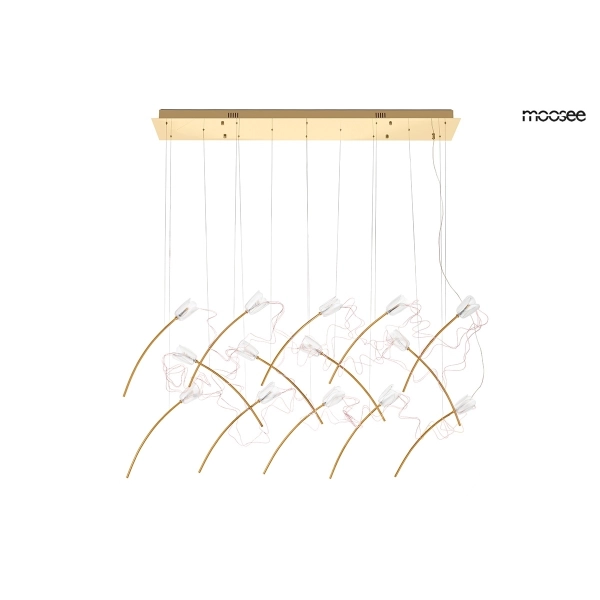 MOOSEE lampa wisząca TULIPPE 14 LINE  złota