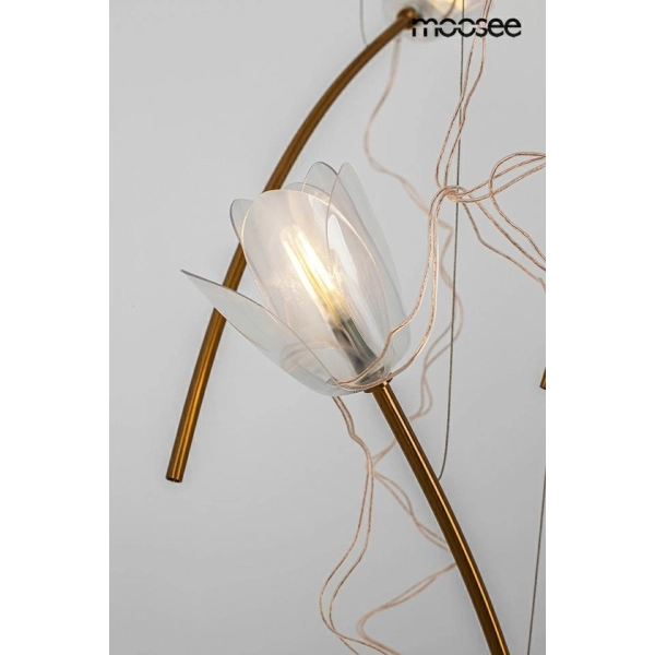 MOOSEE lampa wisząca TULIPPE 14 LINE  złota