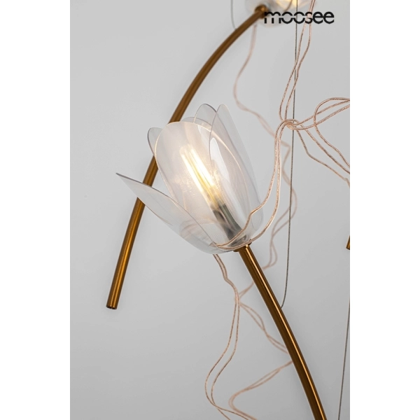 MOOSEE lampa wisząca TULIPPE 7 DISC złota