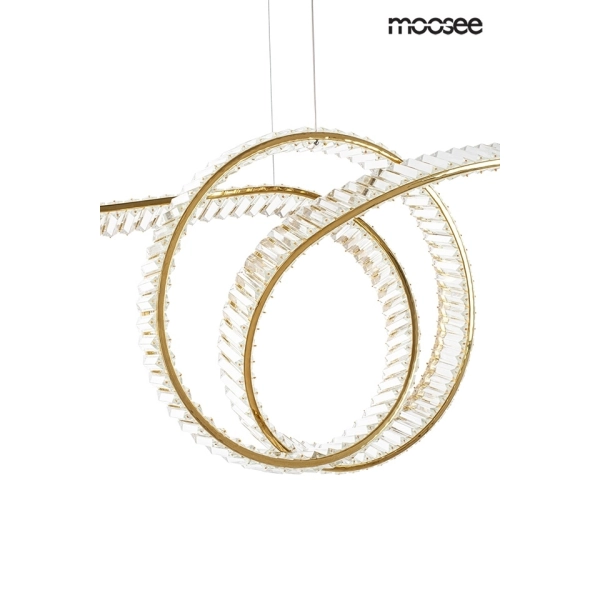 MOOSEE lampa wisząca WAVE 120 złota