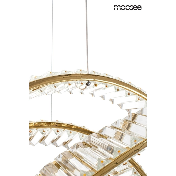 MOOSEE lampa wisząca WAVE 120 złota